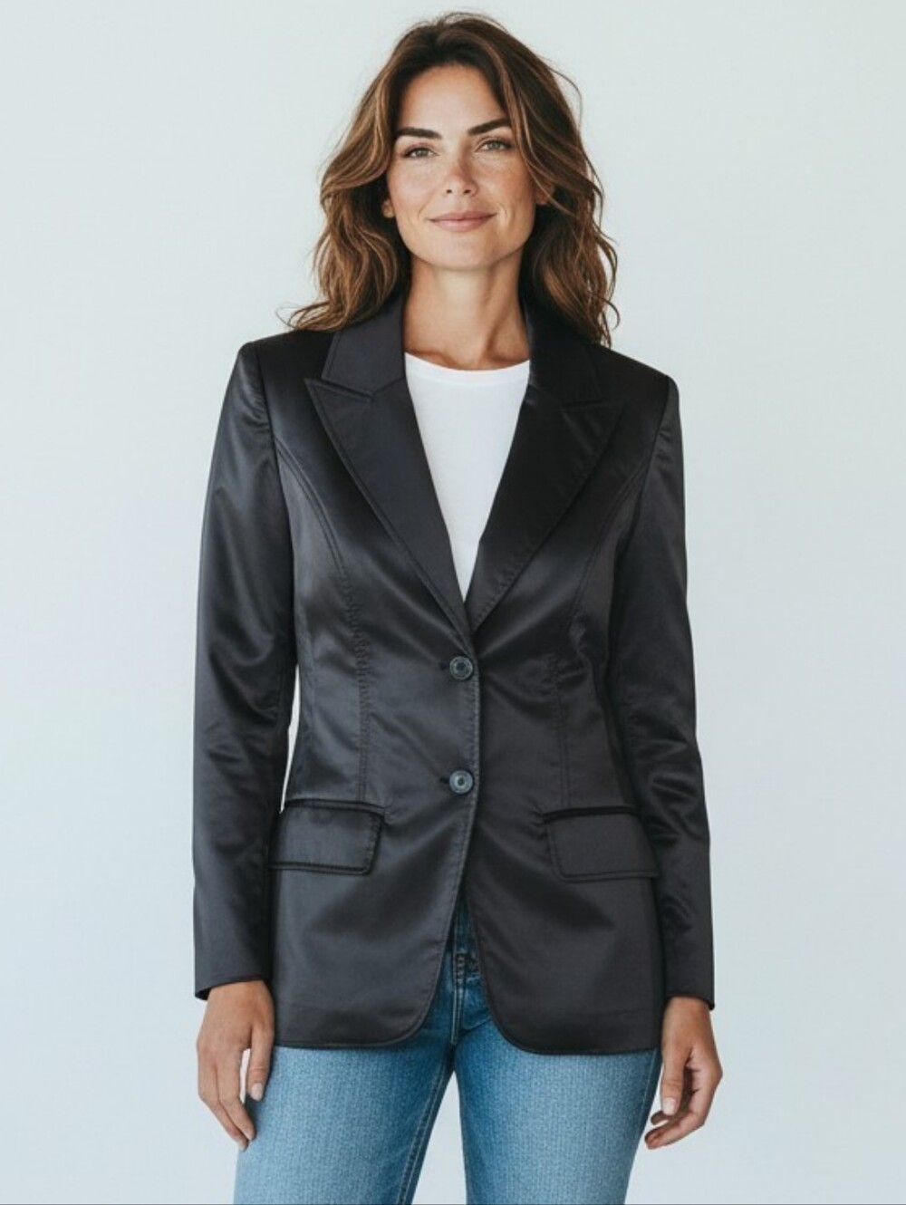 Bossini Sophisticated Black Tailored Women's Blazer